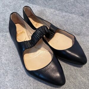 Christian Louboutin black ballet flats